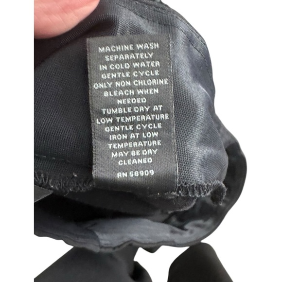 Investments II Black Slim Fit Trousers - Size 16W - Picture 4 of 5